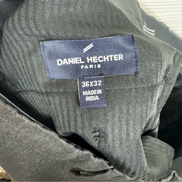 Daniel Hechter Paris Stretch Gray Dress Pants 36x32 - Picture 9 of 10